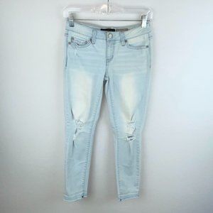 Aeropostale Light Bleach Wash Cropped Jeggings 2